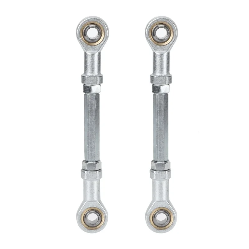 2pcs 150mm -170mm 8mm Steering Tie Rod Kit Ball Joint For 49cc Electric Mini ATV Go Kart