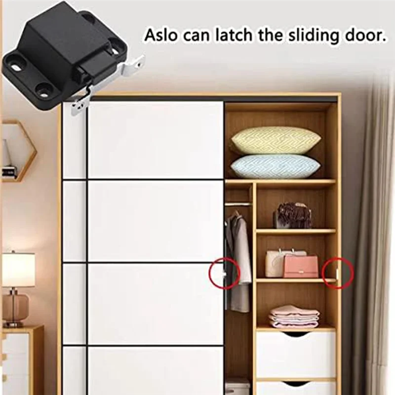 

Self Closing Push Door Latches Set Hardware Kitchen Cabinet Push Latches Set Drawer Locks Push Pull Tips On RV Wardrobes