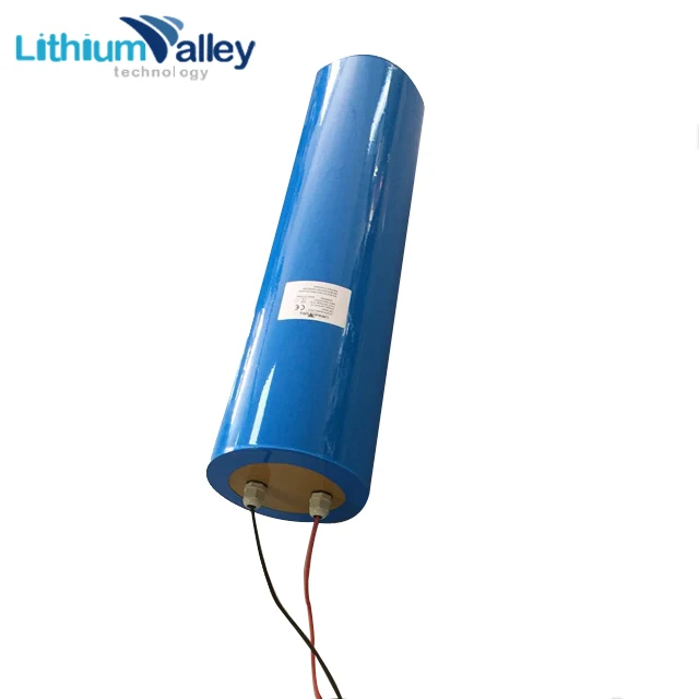 Cylinder lifepo4 solar street light battery 24v 60AH lithium ion battery pack for ATM with BMS