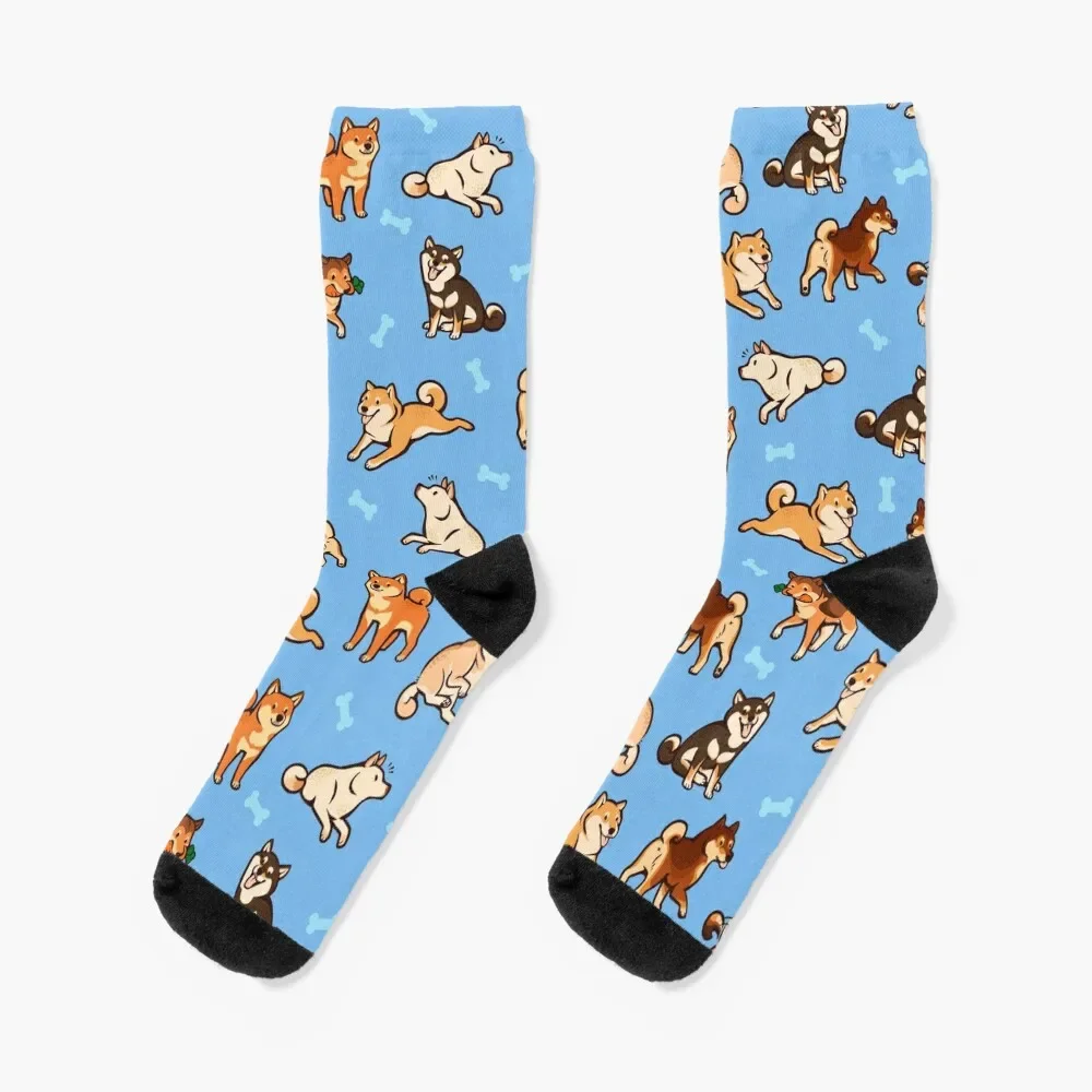 

shibes in light blue Socks warm winter Soccer Women's Socks Men's