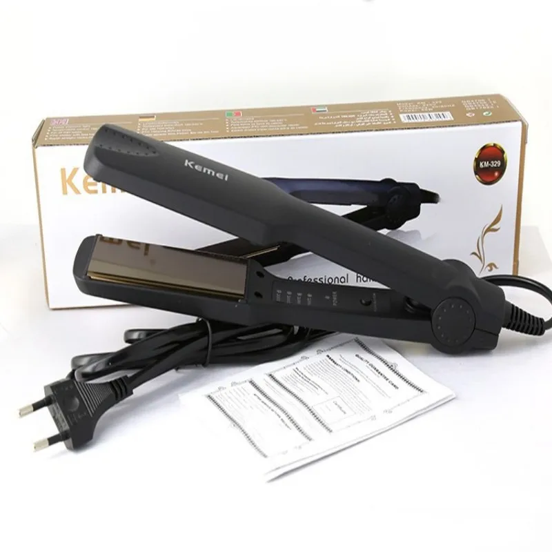 

Kemei Professional Hair Straightener Styling Tools Hair Iron Curling Pranchas Chapinha Ionic Flat Iron Straightening Irons