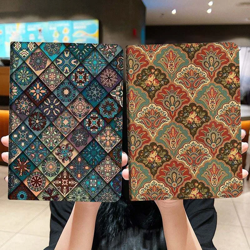 

Art Retro Popular Pattern For Honor Pad 8 V8 9 GT MagicPad 13 3 2 Tab MatePad Pro Air 12 X 12.6 Foldable Tablet Case Gift