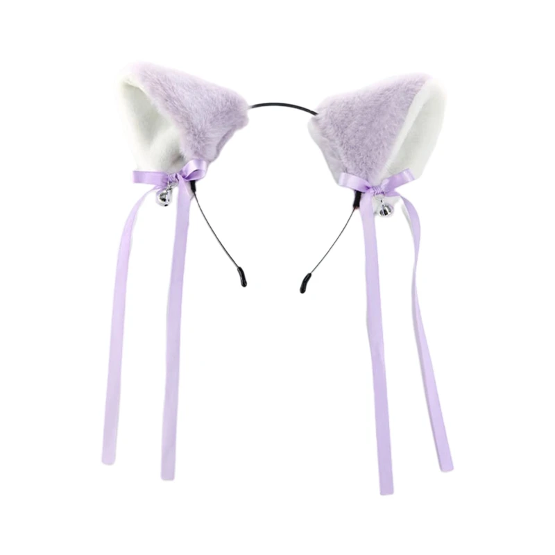 Pluche voor kattenoren haar hoepel hoofdband cosplay haaraccessoires voor dames meisjes