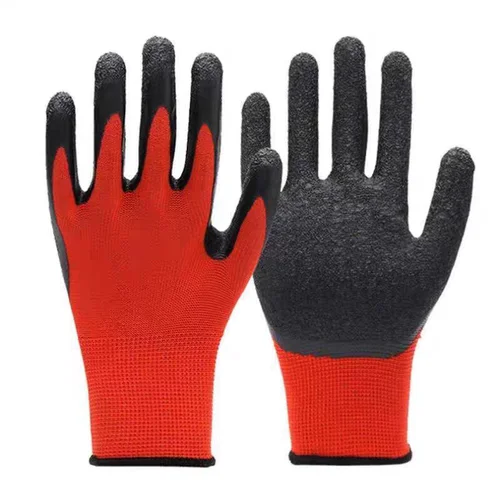 Imagen 2 del producto Guantes antideslizantes arrugados, guantes antideslizantes de protección laboral, guantes de trabajo. Alto agarre, resistente al desgaste y antideslizante