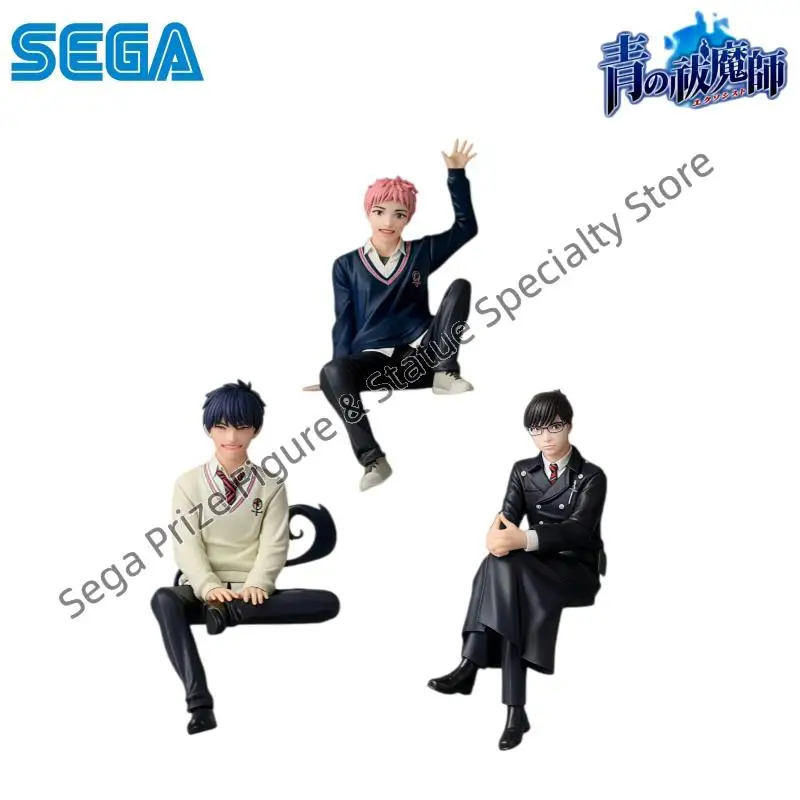 Figura de acción original de personajes de anime Sega In Stock, modelo Garagekit Blue Exorcist Renzou Shima Okumura Rin, en caja original.