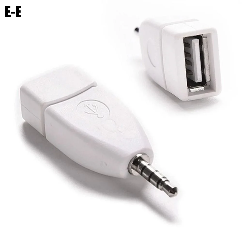 Player Mobile Phones 3.5mm Female Car Plug Jack Male AUX Audio Plug Audio Converter Adapter Car Audio Adapter Audio Converter