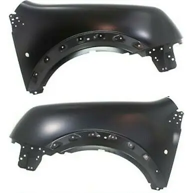 GUXIN Fender Set For Ford Transit Connect Front Primed Steel Pair