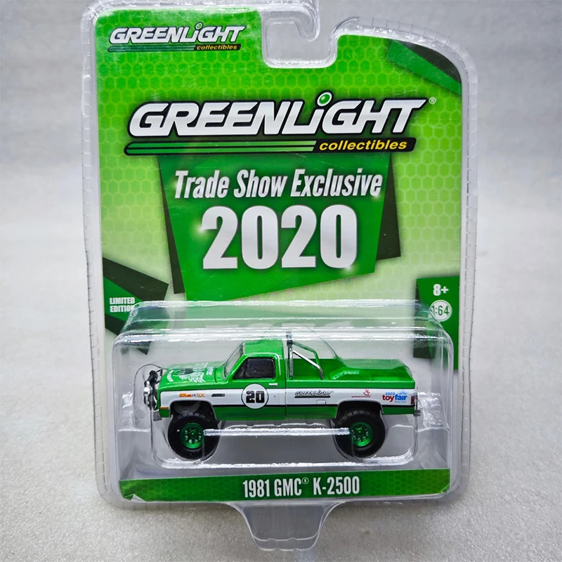 

Greenlight 1:64 1981 GMC K-2500 20 Stunts Actor Association Green Machine Series Alloy Die Casting Model Collect Ornaments