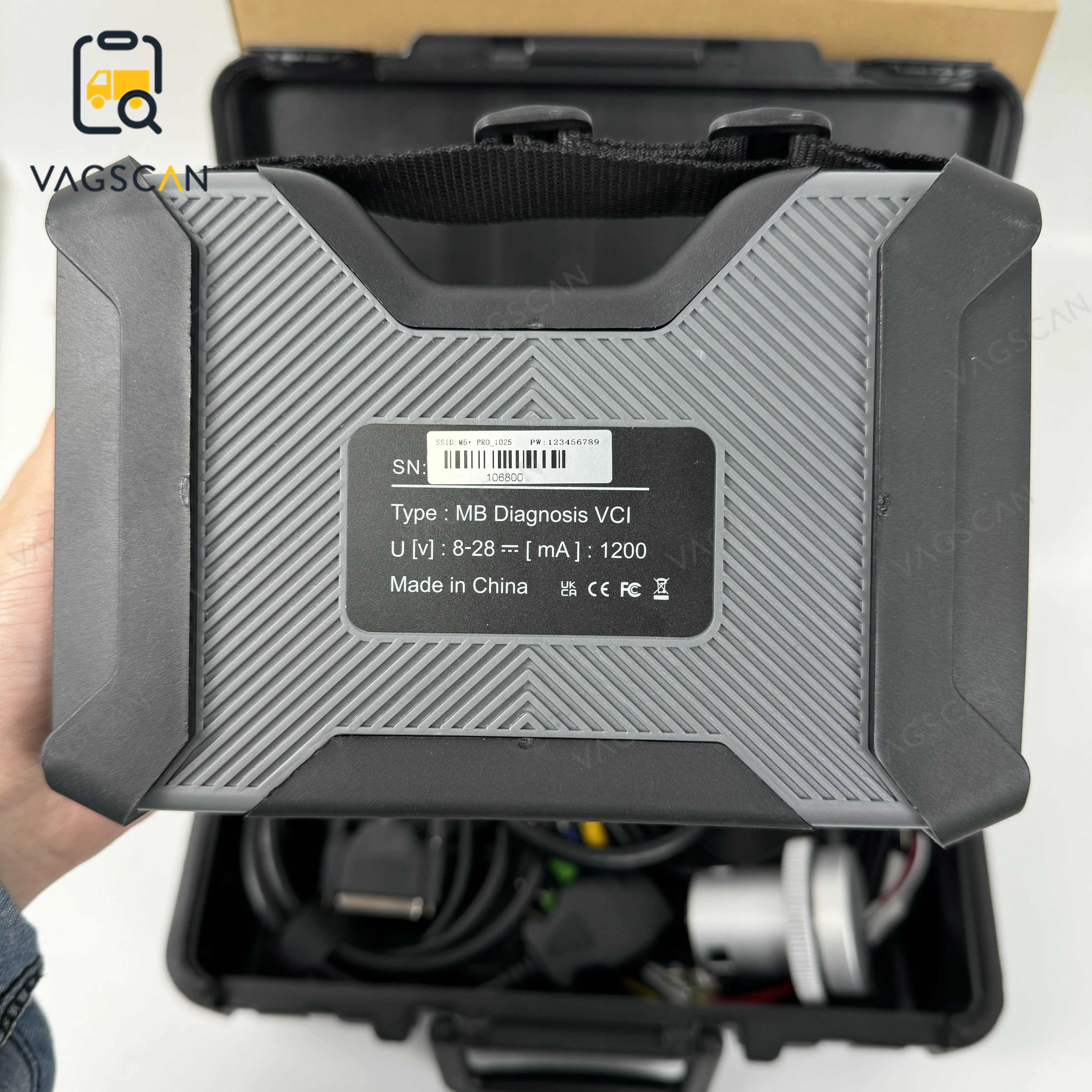 2026 SUPER MB M6+ PRO Full Version with V2025.03 SSD All Cables DoIP MB Diagnostic Scanner for Benz Car Truck Diagnostic Tool