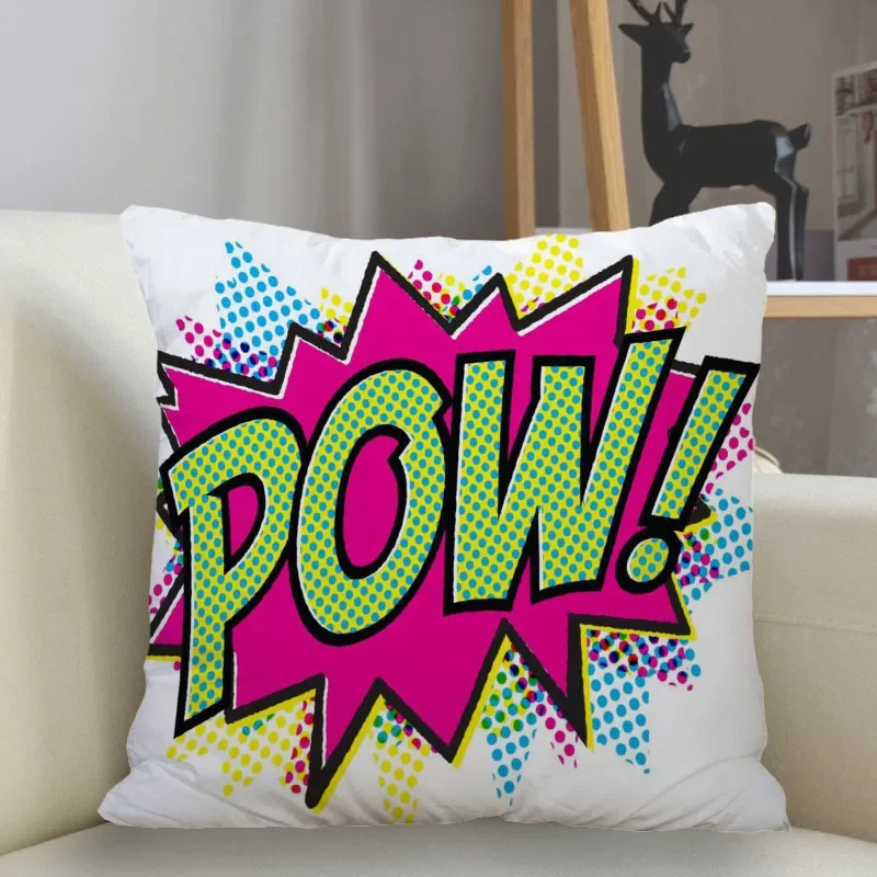 Musife pop art Pillowcase Custom Square Pillow Cover Case Zipper Pillowcase 35*35,40*40,45*45cm Drop Shipping