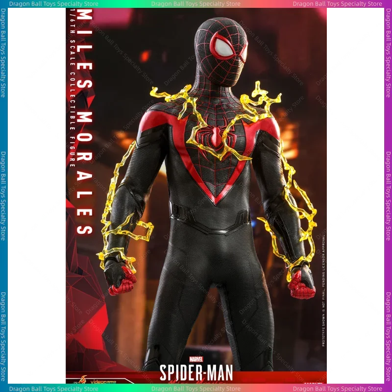 [In Stock] Original HOTTOYS HT 1/6 VGM46 Spider-Man Miles Morales Action Figure Gift Toy