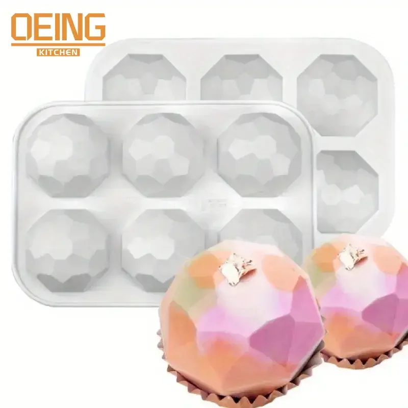 

3D Creative Pastry Silicone Mold Flower-Shaped Donut Gem Cake Bakeware DIY French Dessert Pastry Chocolate Decorative Accessorie