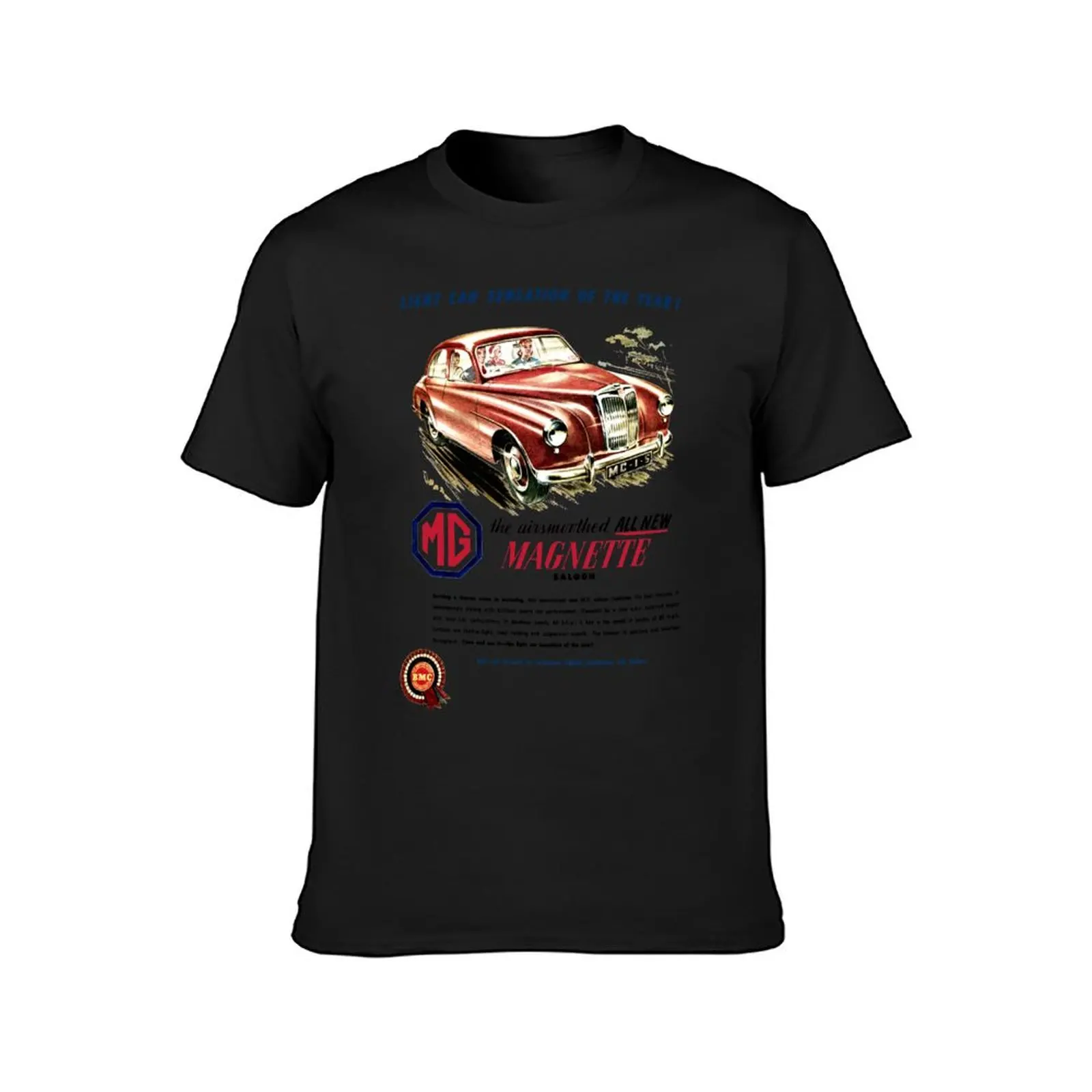 MG MAGNETTE ADVERT T-Shirt oversized vintage shirts graphic tees tops Men's cotton t-shirt