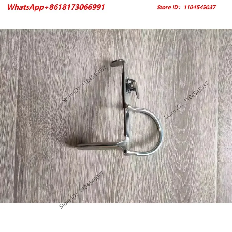 Two-leaf anoscope Hand push retractor Anorectal instrument Stainless steel speculum expansion mirror