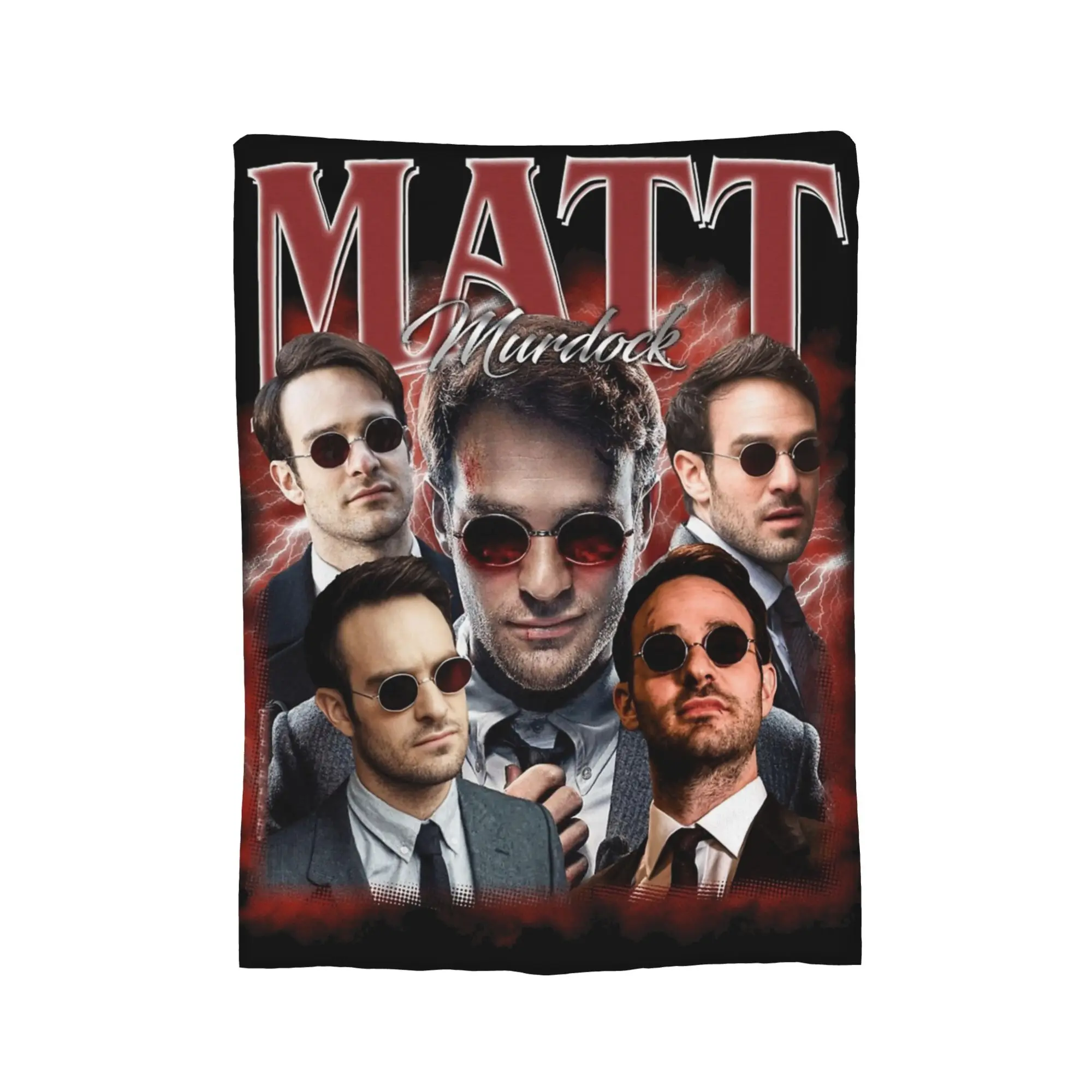 Matts Murdocks Blanket Coral Fleece Plush Spring/Autumn   Multifunction Warm Throw Blanket for Home Travel Plush Thin Quilt