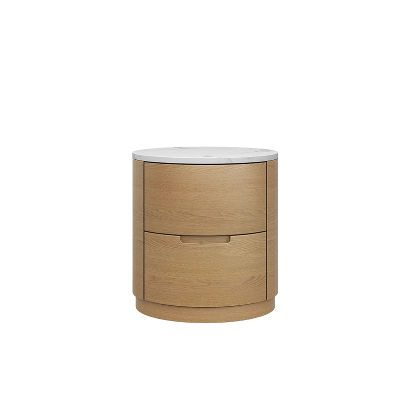 

Modern minimalist master bedroom bedside locker, simple two-pump bedside table