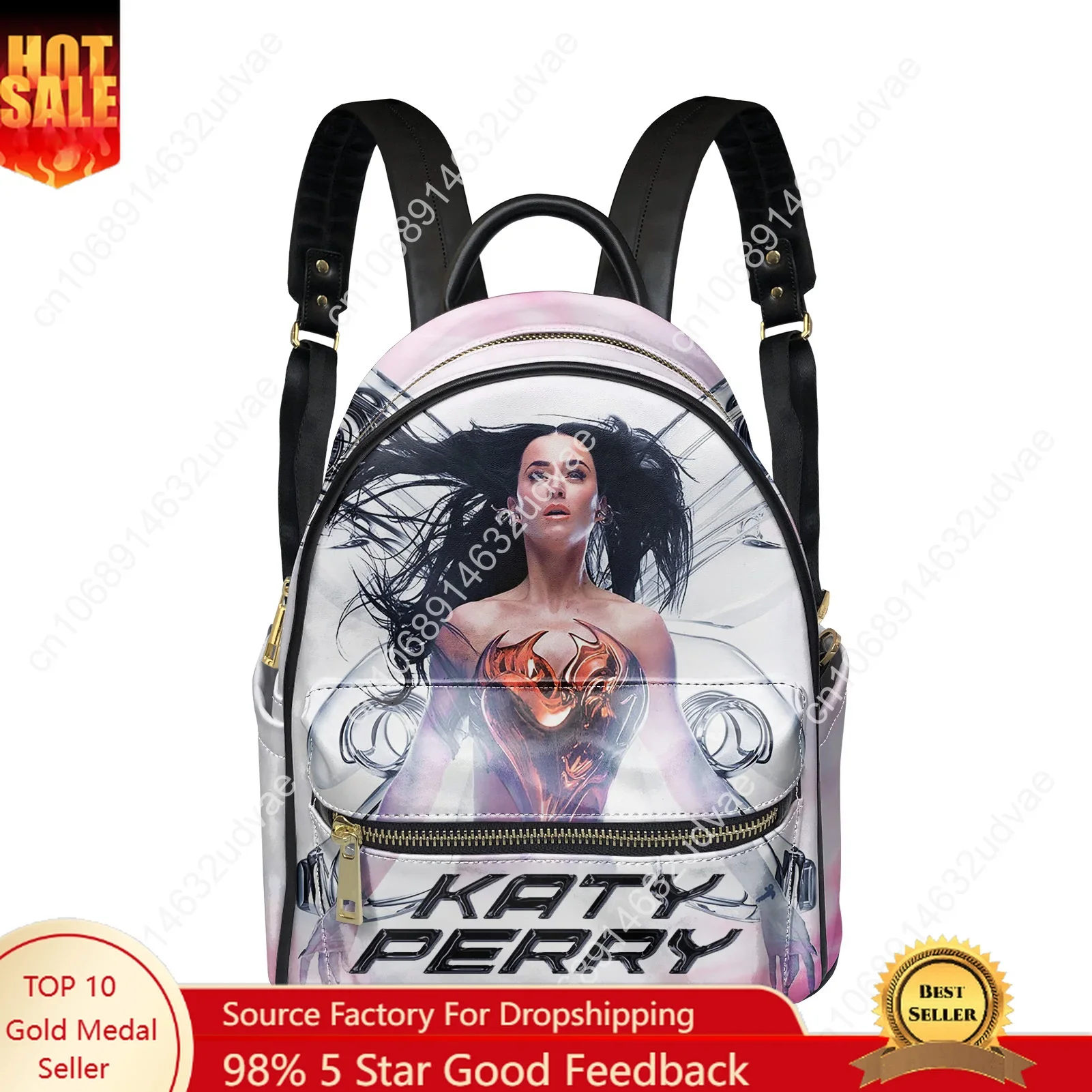 

Katy Perry Backpack Womens Men Knapsack Personalized Text Image Double Shoulder Bag Business Bookbag Rucksack Gift Daypack