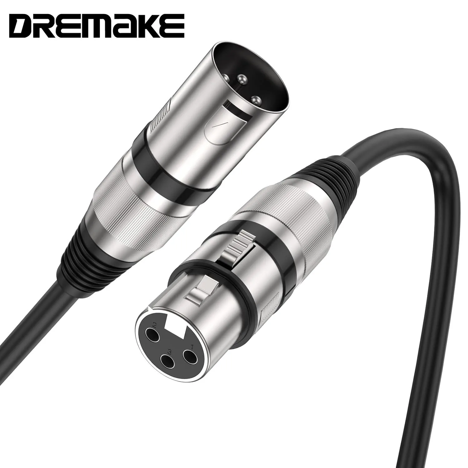 Audio Mic XLR Male to XLR Female Colorful Speaker Patch Snake Cord 3 Pin XLR Microphone Cable for Amplifier Microphone DMX Mixer