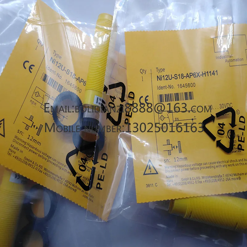 

New proximity switch sensorNI12U-S18-AN6X-H1141 NI12U-S18-AP6X-H1141