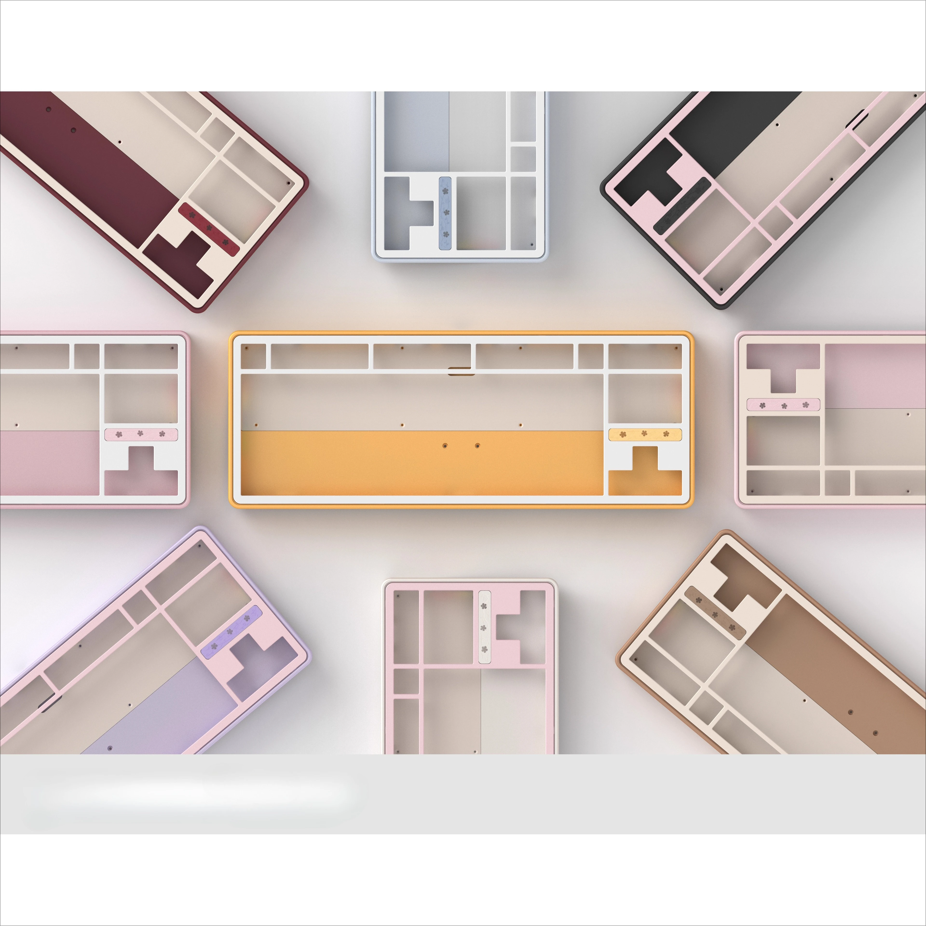 

NEKEYSprig80 Keyboard Kit Custom Wireless Tri-mode Gasket Hot Swap Aluminum CNC Mechanical Keyboard Kit Gaming Office Keyboard