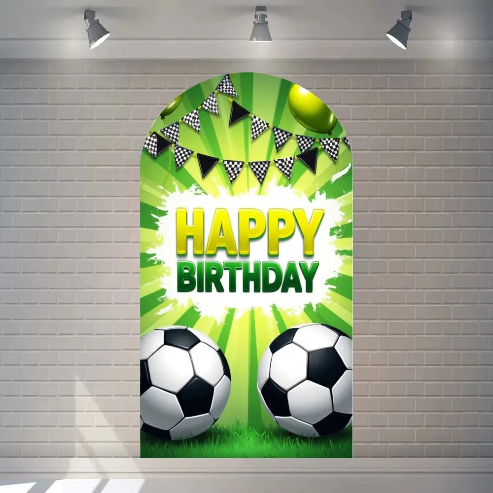 Football Themed Arch Backdrop, Football Boy Birthday Party Decoration, Baby Shower Party Cover, Photography Backdrop