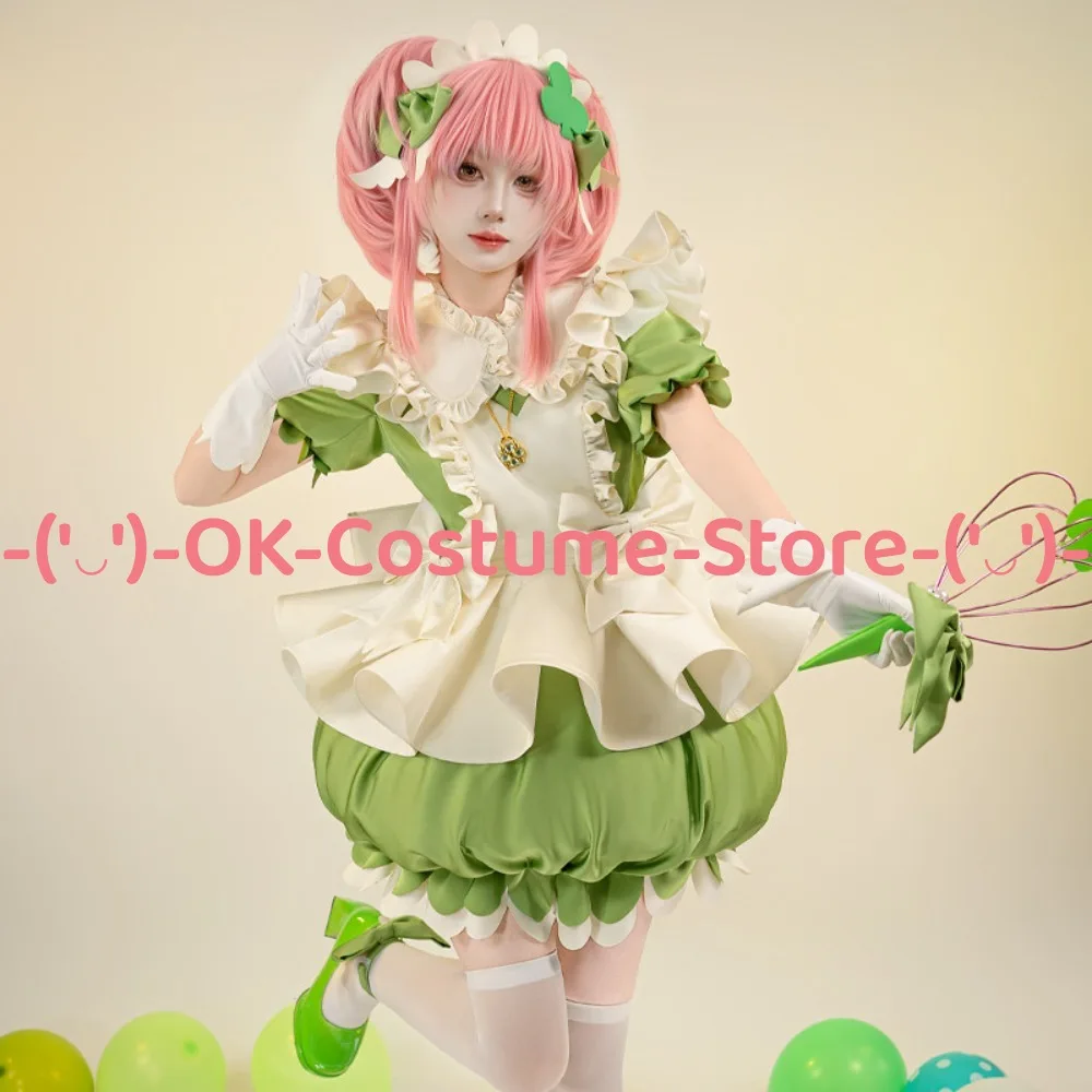 Shugo Chara Hinamori Amu Amulet Clover Cosplay Costume Dress Humpty Lock Su Transformation Anime Outfit Halloween Party Uniform - view 3