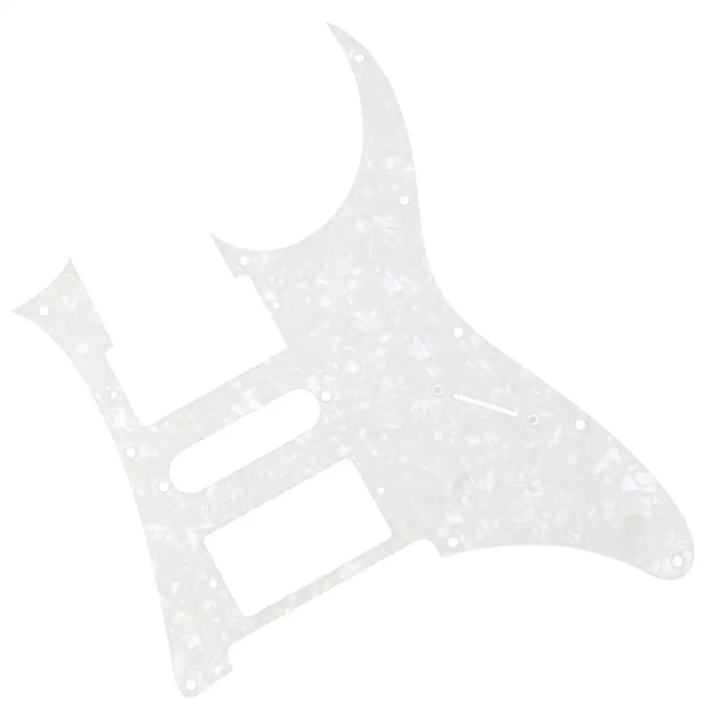Protetor de Palheta de Guitarra de Camada Tripla para Ibanez RG 350 DX, Acessório de PVC Branco Perolado para Configuração de Guitarra Elétrica