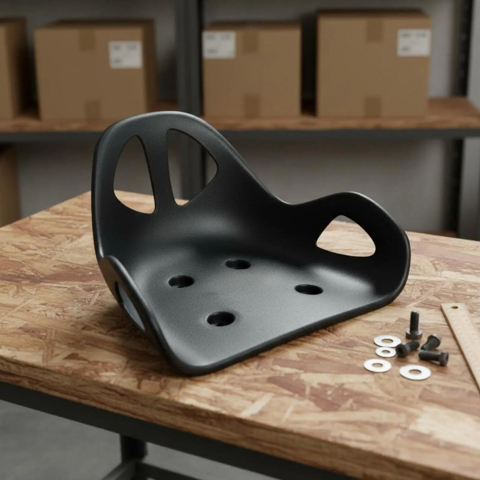 DIY Kart Plastic Synthetic for seat Four Hole Trike Chair Replacement for Custom Buggy Workshop Project