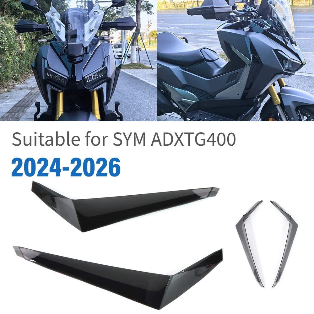 For SYM ADXTG 400 Saber-tooth 400 Side Wind Deflector Body Fairing Leg Guard No-Drill Motorcycle Accessories