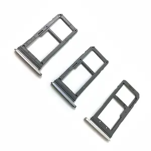 Bilashmart Sim Card Tray Holder Samsung Galaxy S7 G930 G930F Single Dual Micro SD Card Socket Slot Adapter Replacement