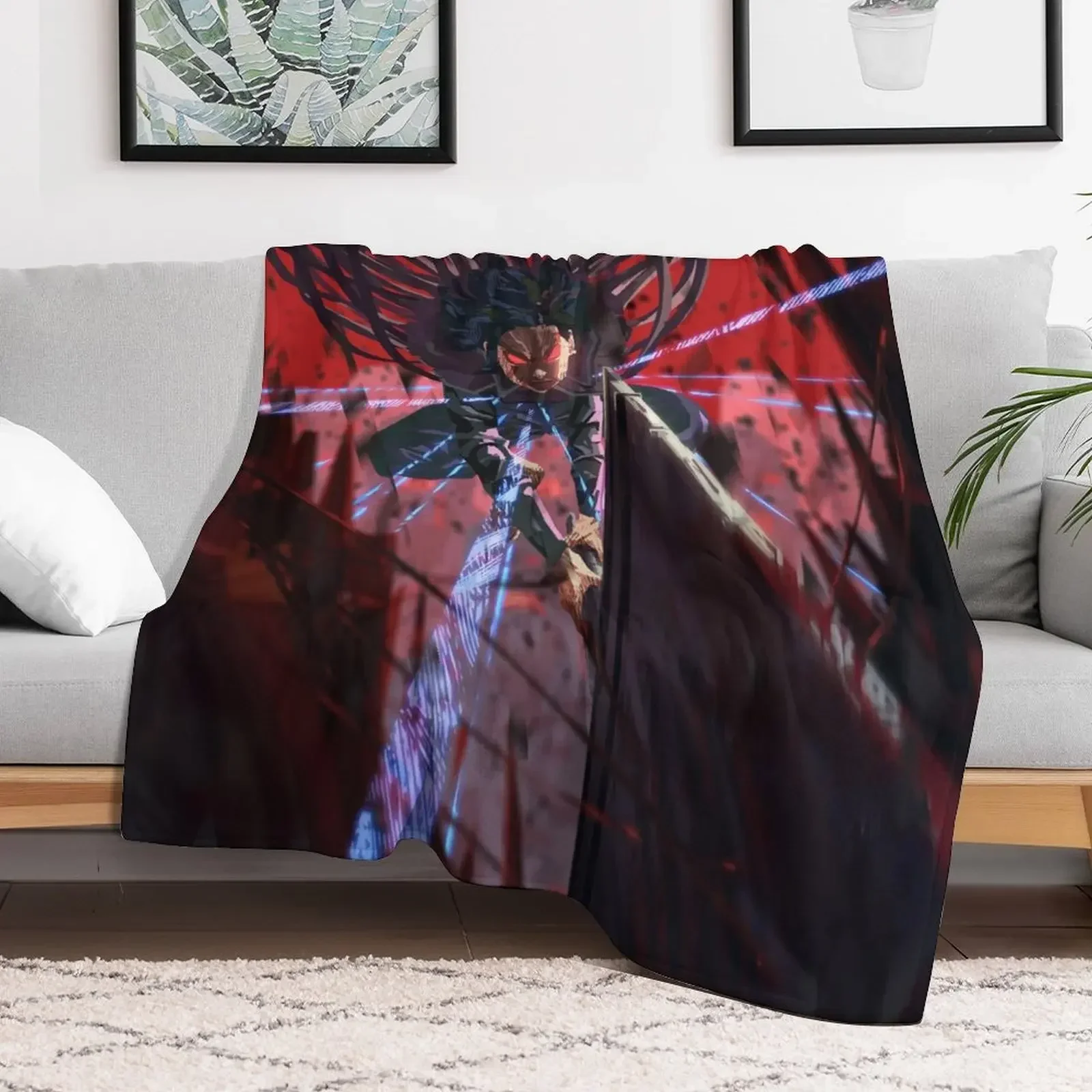 Mistborn: Hero of Ages - Vin Venture slicing someone in half Throw Blanket Quilt Baby Bed covers halloween Blankets