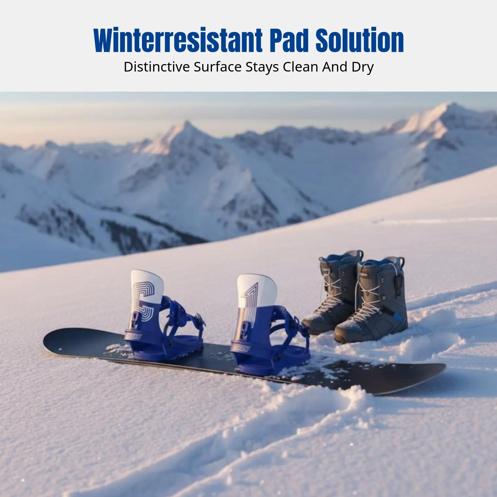 

Unisex Snowboard Binding, Strap-On, versatile terrain, High-Strength Backplate, Enhanced Power Transmission, Non Footpad