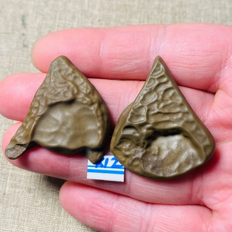 Natural Gobi Desert Mudstone Mineral Specimen with Unusual Texture Energy Chakra Stone