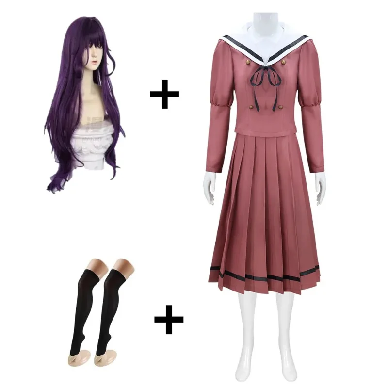 Anime une fleur parfumée fleurs avec dignité Waguri Kaoruko Cosplay école Costume perruque femme marin uniforme JK Ternox