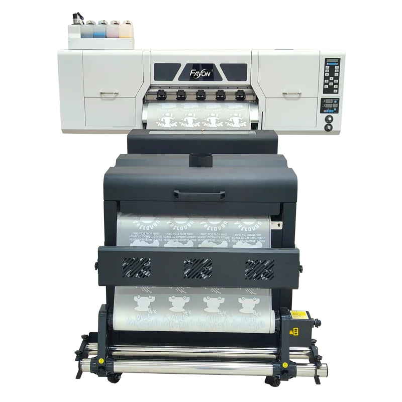 Automatic Inkjet Printer 24inch DTF 1440dpi With Dryer Heat Transfer Machine