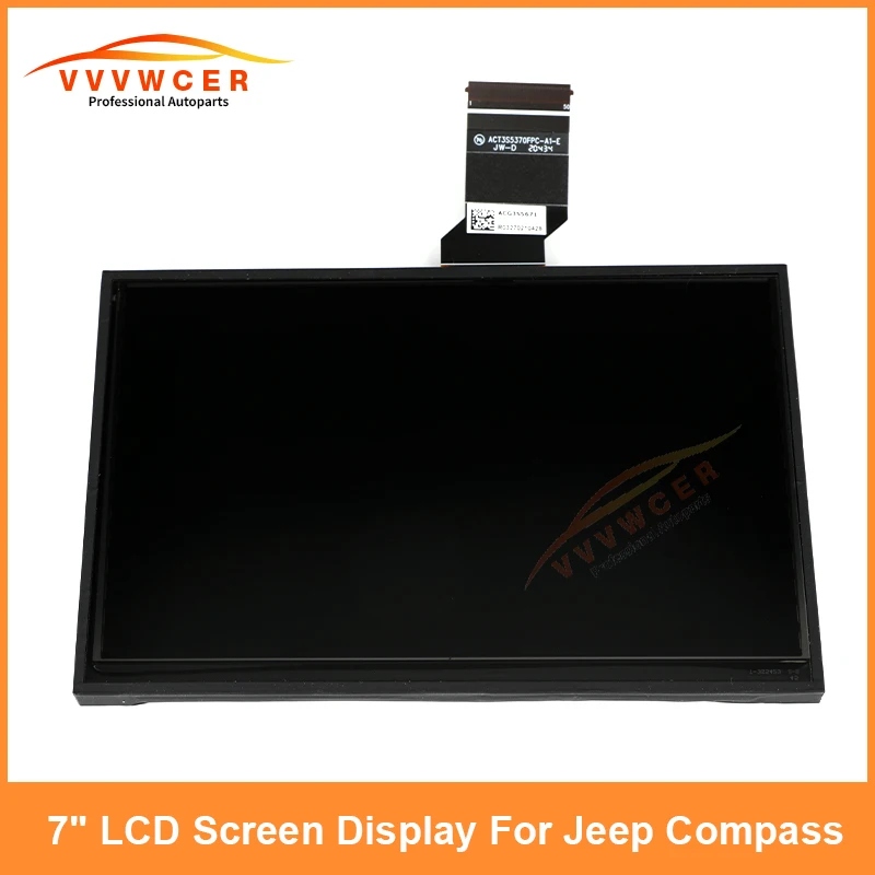 

For 18-20 Jeep Replacement 7" Uconnect LCD Touch-Screen Radio Navig Replacement Parts TD0-WXGA0700K00057-V1 LMB5K00057BL