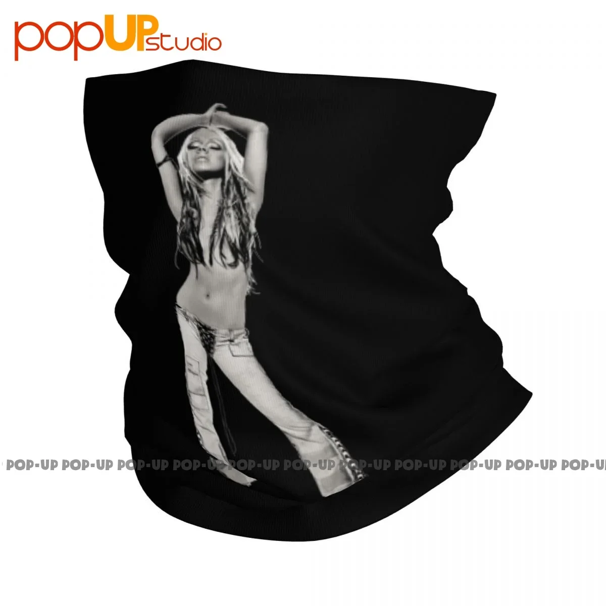 

Christina Aguilera Stripped Album Cover 2002 Neck Gaiter Bandana Scarf Face Mask