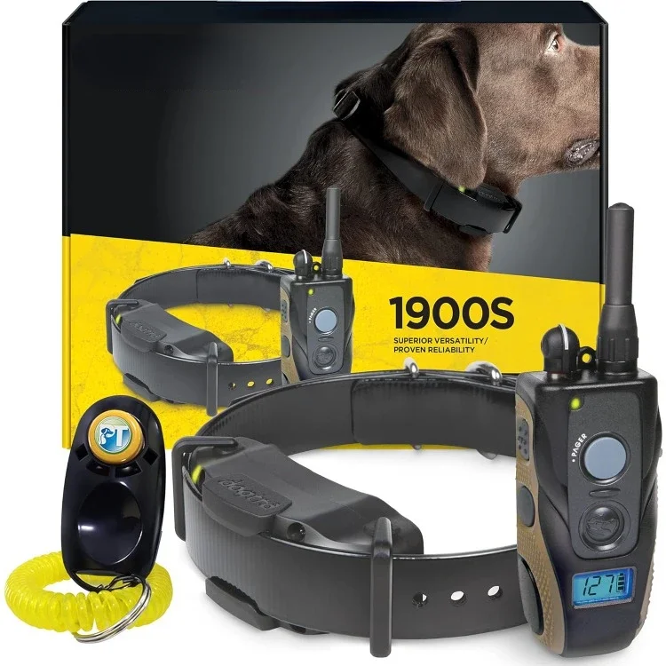 3/4 Mile Range Rechargeable E-Collar with Adjustable Levels for Dogs