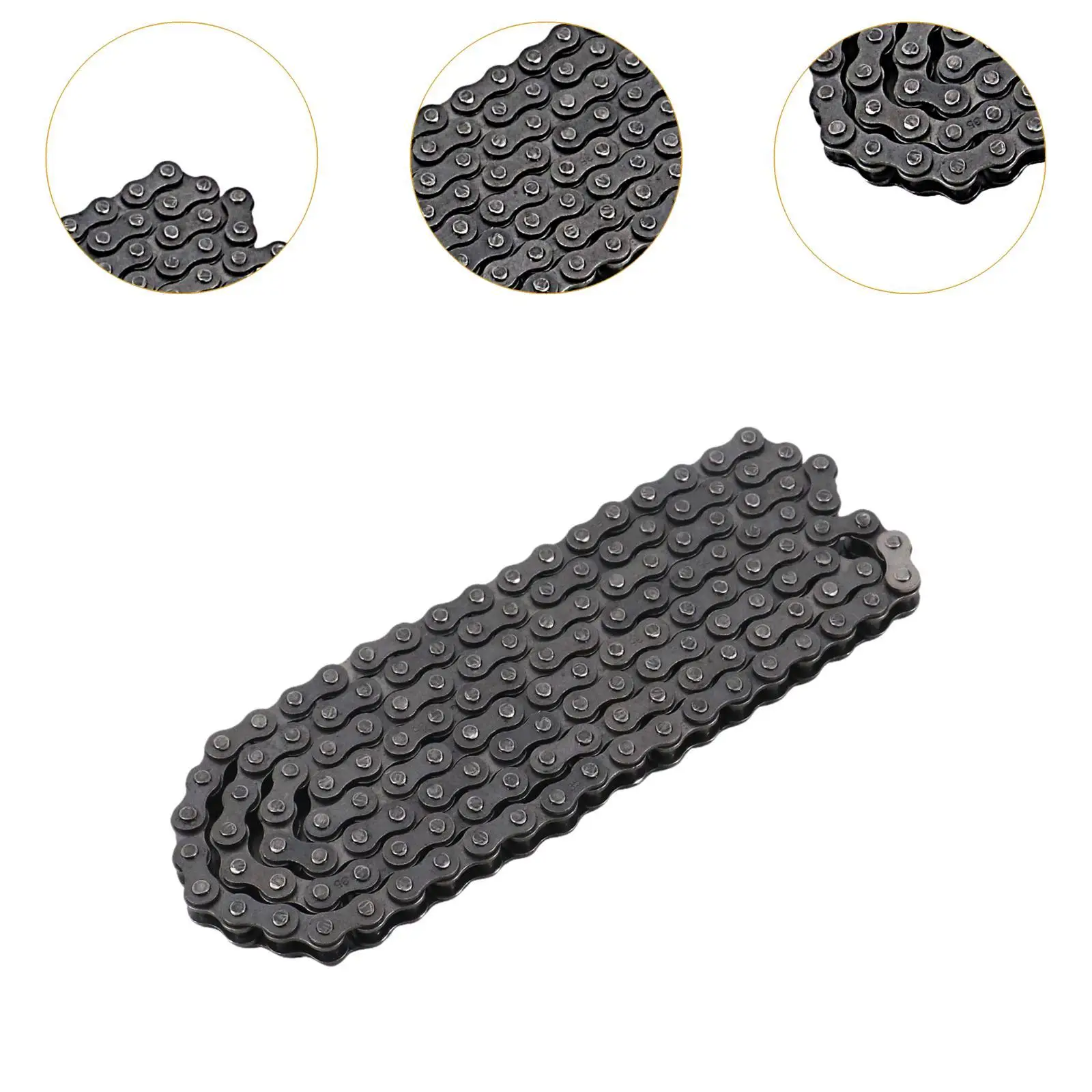 Karting Speed Chain Tandwielketting Accessoires Herbruikbare reserveonderdelen Stevig metaal Multifunctioneel Eenvoudig te installeren fietsketting