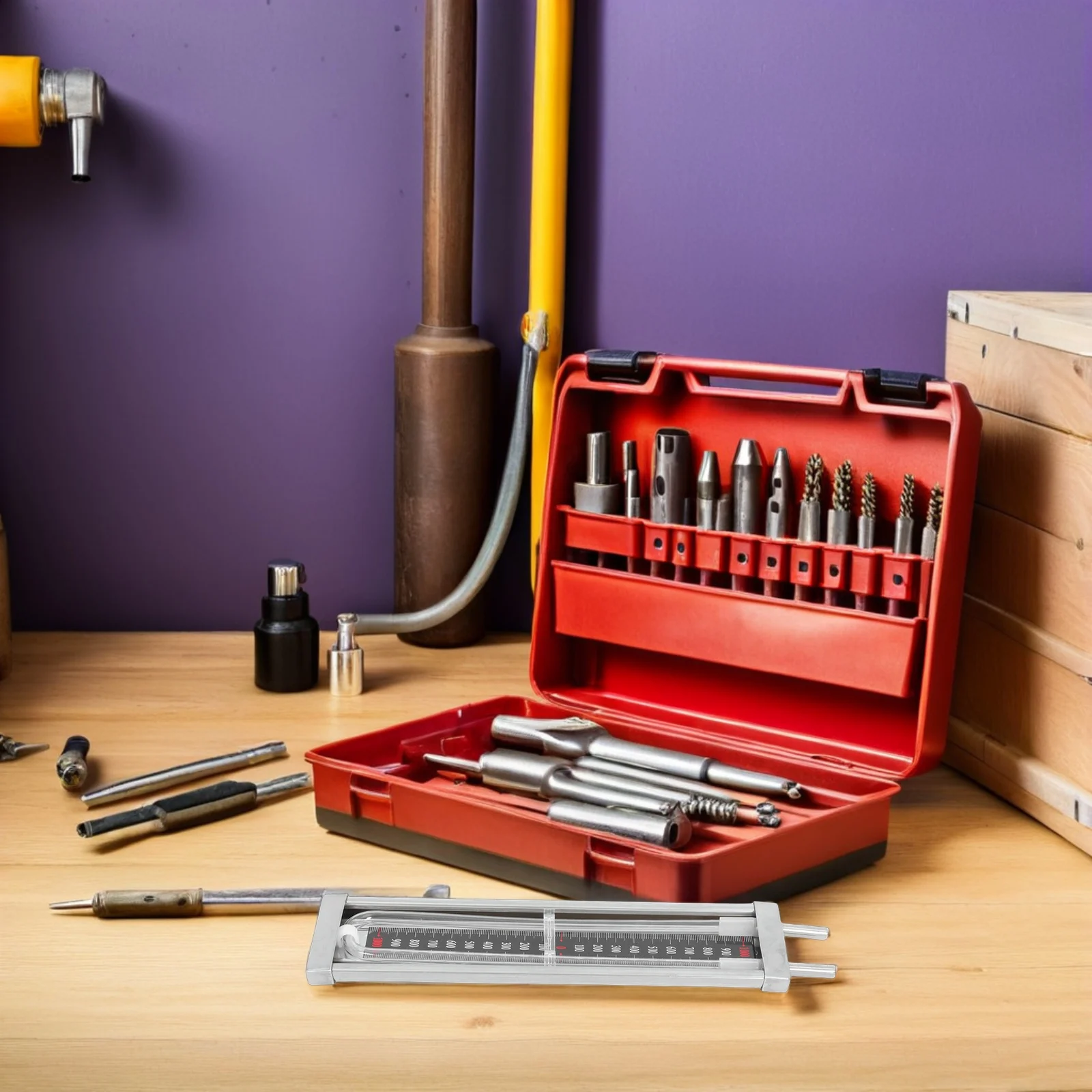 

Pressure Gauge U-Tube ±1000Pa Manometer For Gas Pipe Water Column Measurement Vacuum Tester Industrial Residential Use