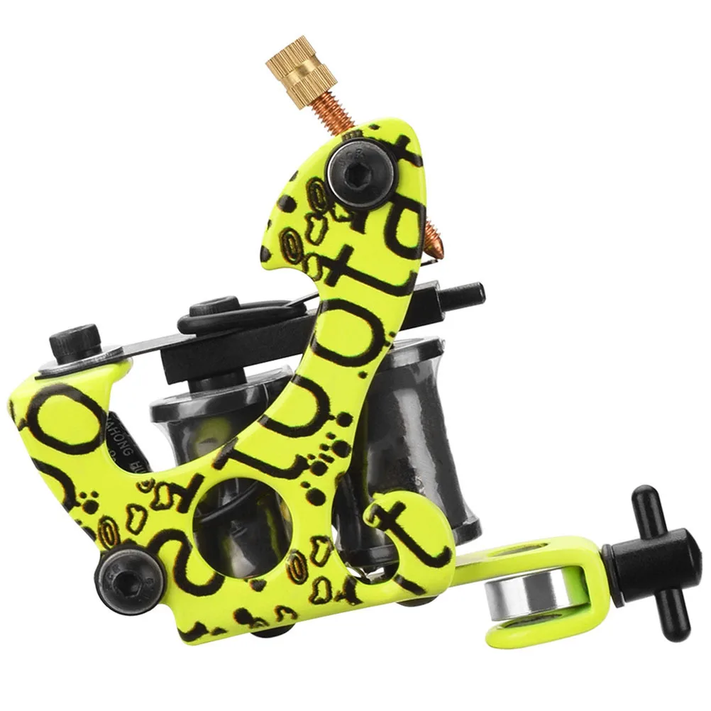 

1pc Electroplated Iron Frame Coil Machine For Tattoos Durable Tattooing Tool Portable Liner Equipment Metal Tattoo Device