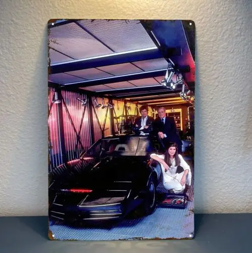 Knight Rider TV-Serie Foto-Metallposter Blechschild 20x30cm Plakette-Aluminium