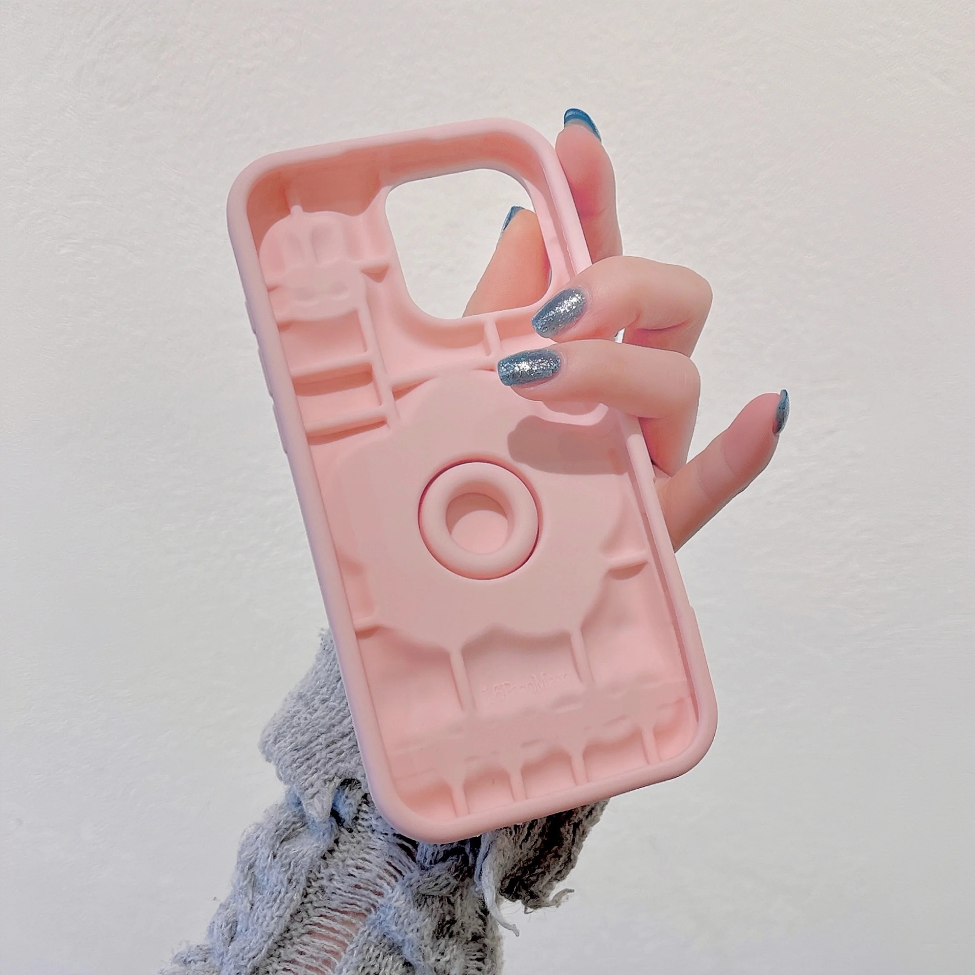 3D Floral Silicone Case for iPhone pro Max/X/XS Max/XR with Stand Holder Bracket Soft Cover for 17/16/15/14/13/12/11 6/6S/7/8 pl view 2