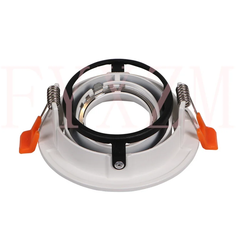 High Quality Adjustable Recessed Led Ceiling Downlight GU10 MR16 Frame Holders Round Square LED Spot Light Fitting Fixture Lamps
