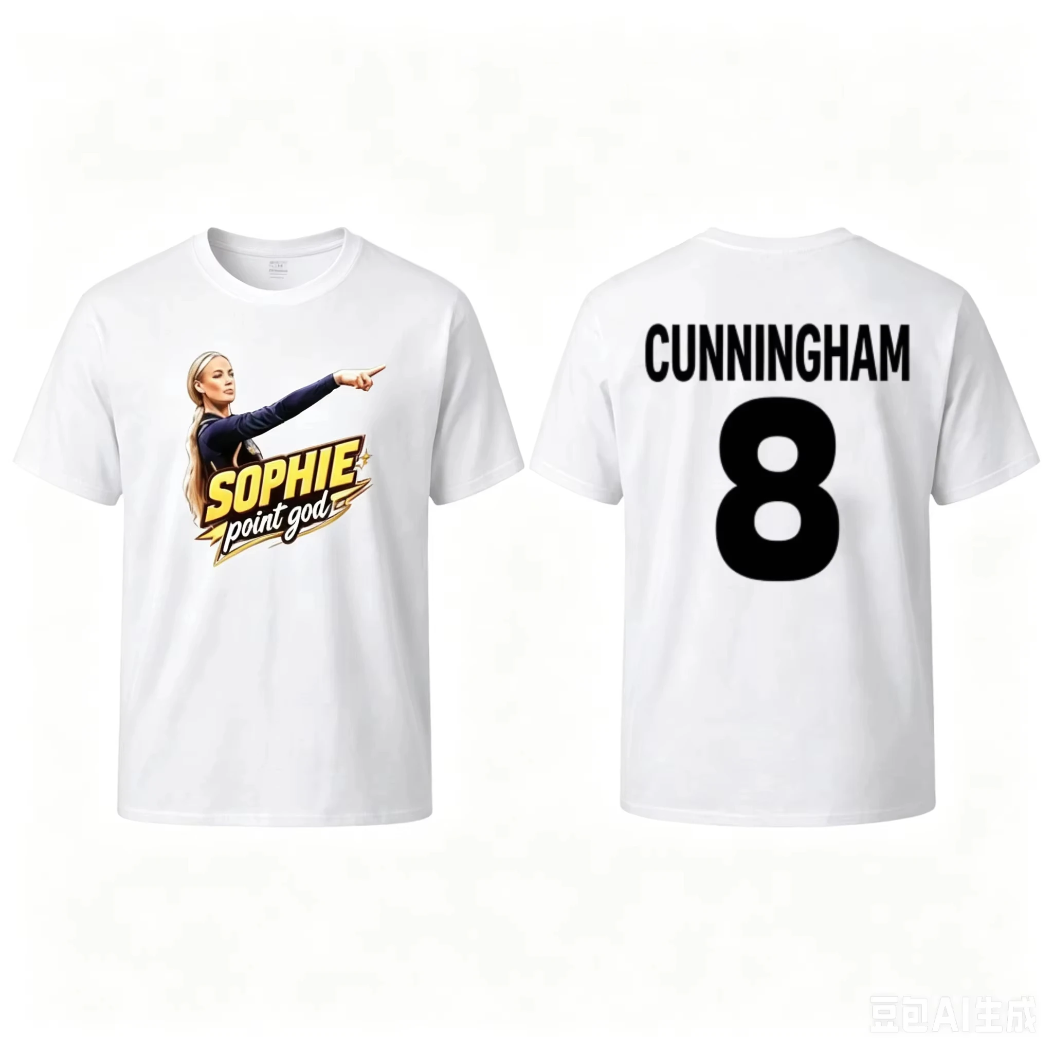 White Point God 2026 Meme Graphic #8 T-Shirt Cotton Graphic Tee Men Women Summer Streetwear