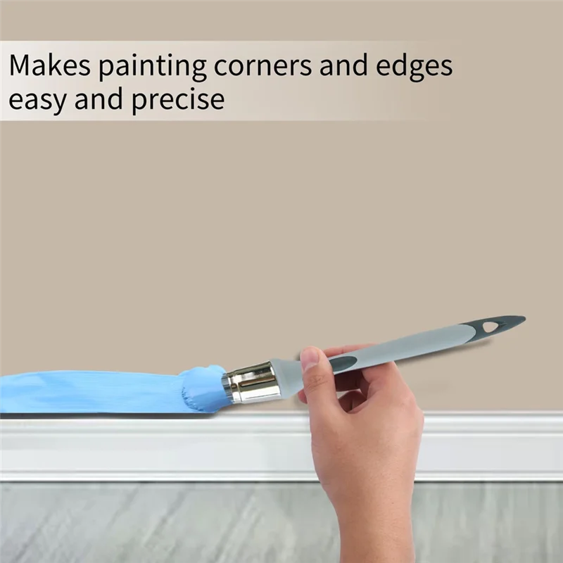 A95I-kleine kwastversiering kwastrandschildergereedschap voor aanraakverf, hoek, vleugel, plint, 4-pack