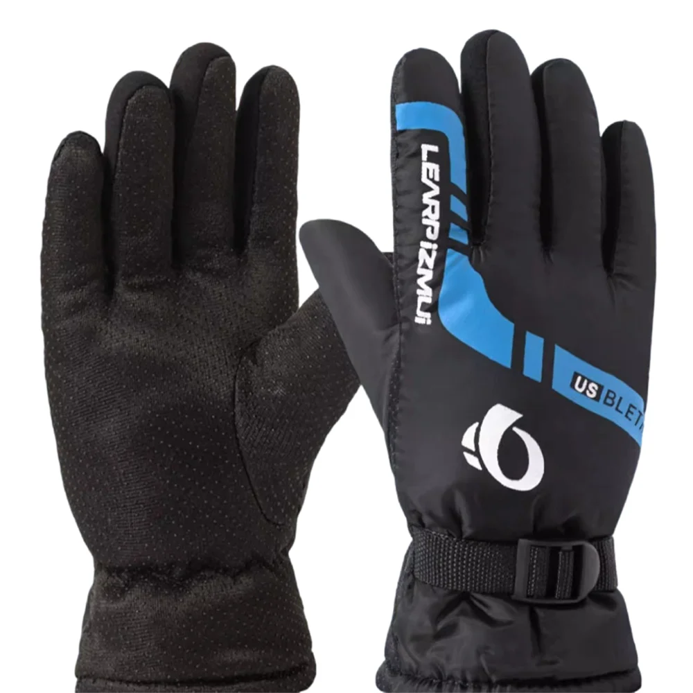 Guantes cálidos a prueba de viento, impermeables, engrosamiento, pantalla táctil, conducción al aire libre, Unisex, estilos de otoño e invierno,