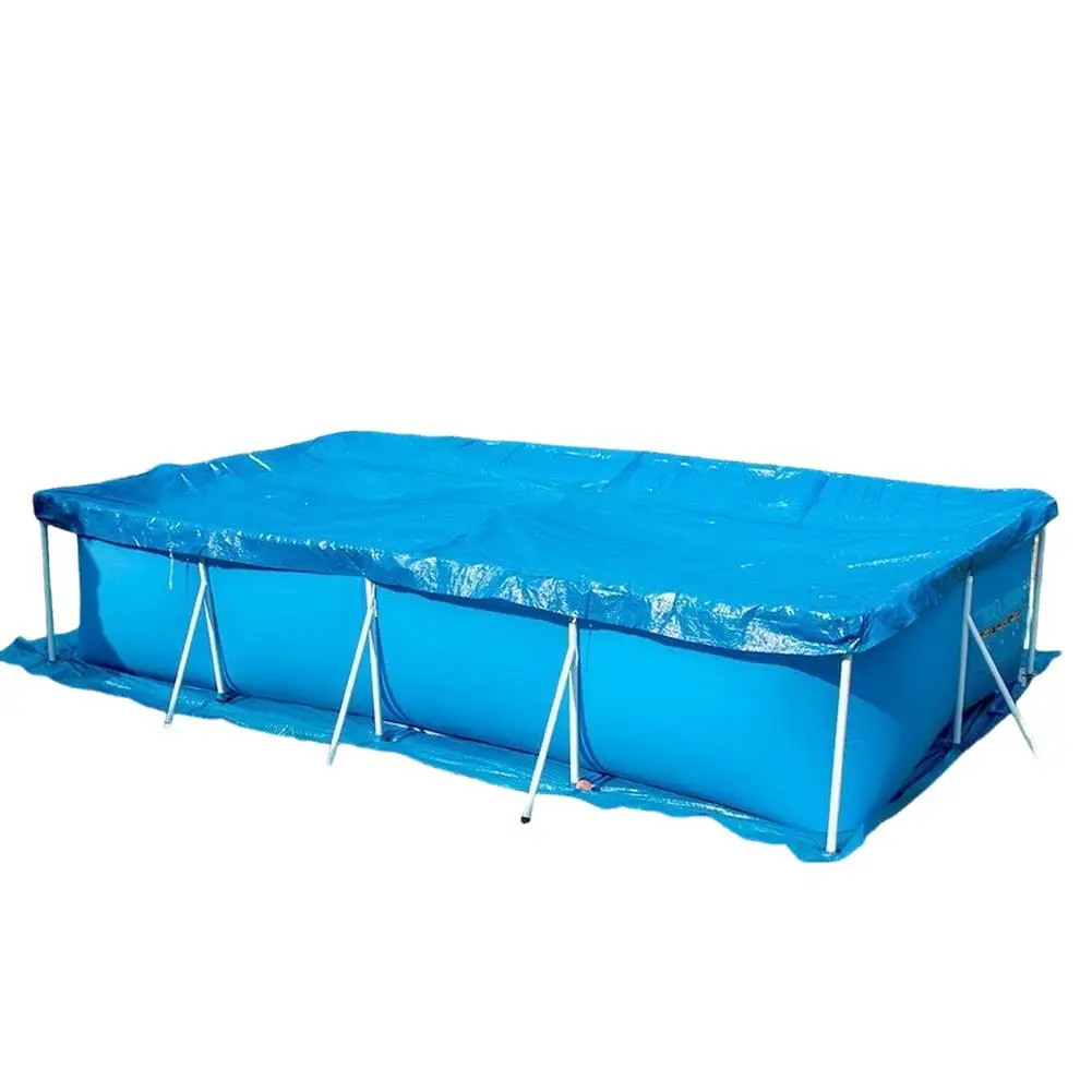 

Square Above Ground Pool Cover Made of UV Resistant PE to Assist in Water Temperature Management and Cleanliness