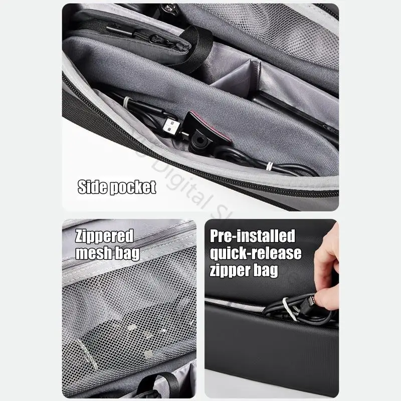 96BA Kompakte Reise-Tragetasche für Action-Kamera und Zubehör-Organizer mit staub- und feuchtigkeitsbeständigem Design – Detail 7