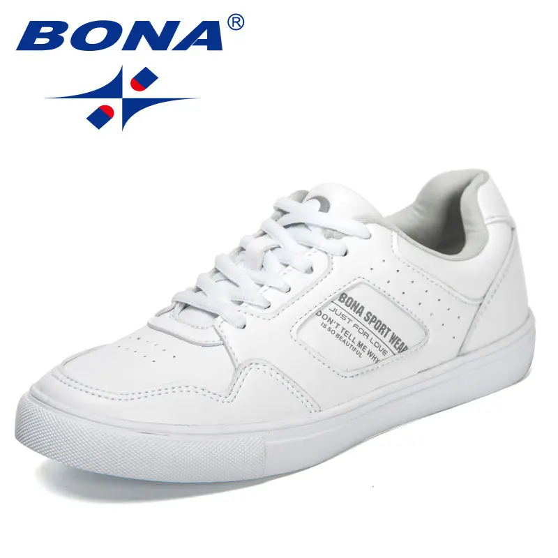 BONA 2023 New Designers Ladies Flat Skateboarding Sneakers Soft Casual Platform Shoes Women Lightweight Breathable Walking Shoes